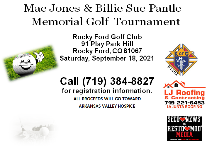 Arkansas Valley Hospice Memorial Golf Tournament Flyer